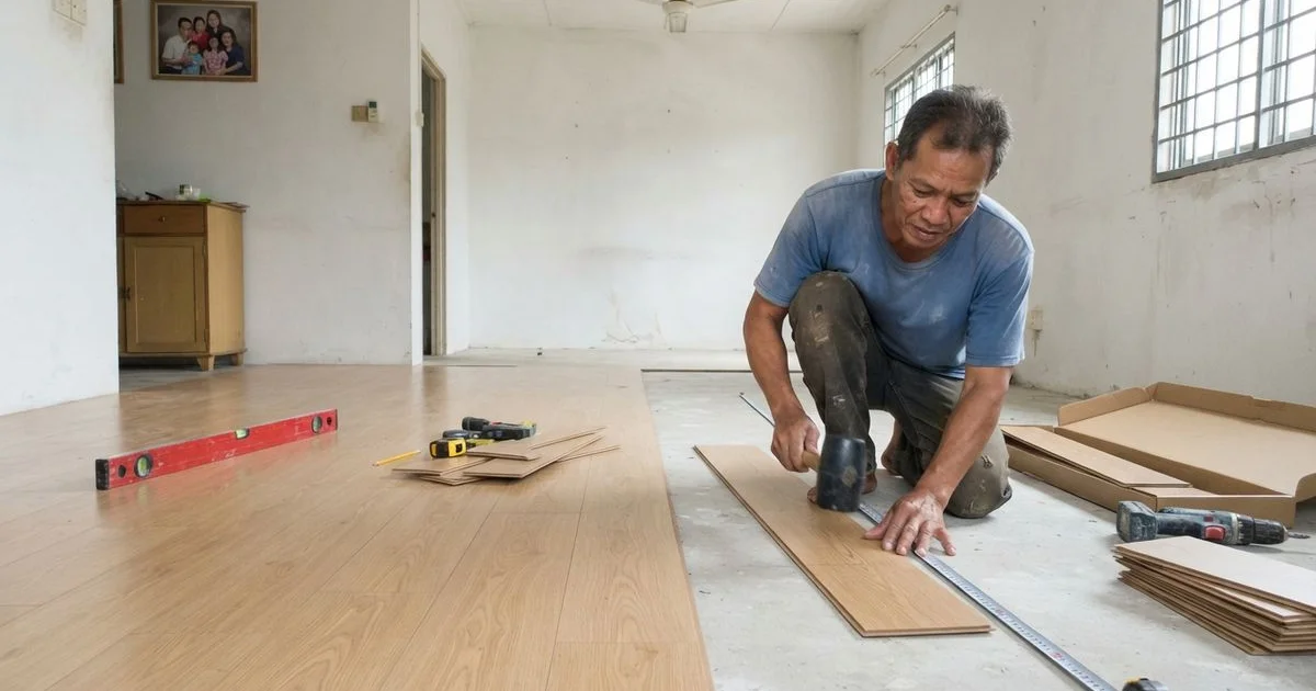 DIY flooring installation vs hiring a professional in Klang Valley